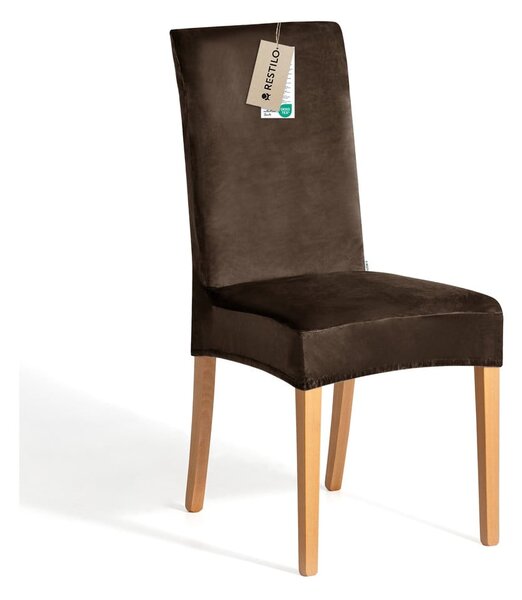Husă maro elastică pentru scaun 48 cm Sento – Restilo