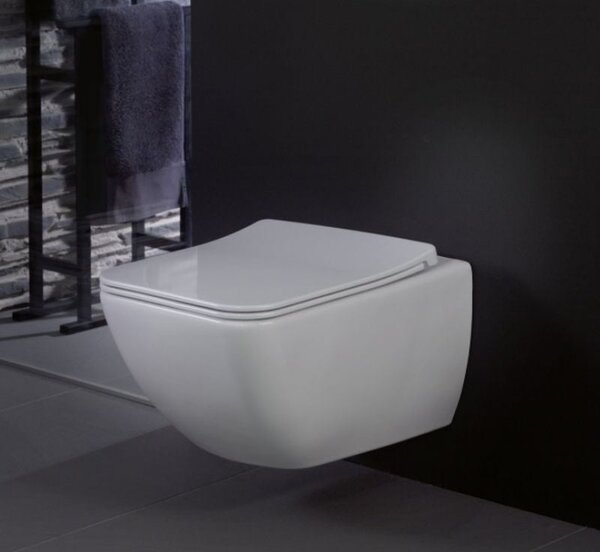 Villeroy & Boch Venticello set combi-pack cu tablă agăţat fără margine alb 4611RLR1