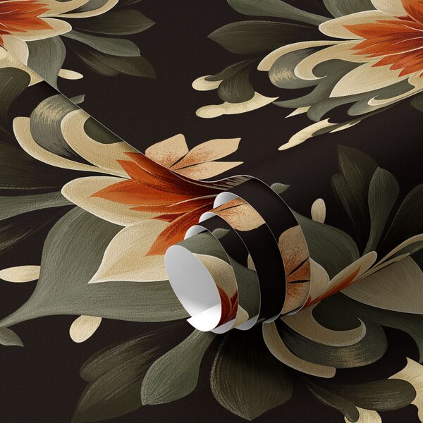 Tapet Model floral abstract, Tapet vintage, a00069v2 : Uwalls.ro