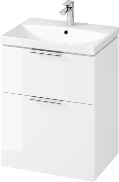 Cersanit City dulap 59.4x44.7x72 cm sub chiuveta pe perete alb S584-017-DSM
