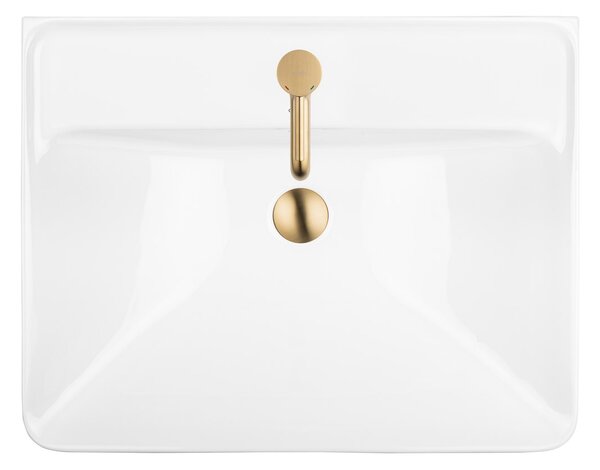Oltens Kolma lavoar 61x47.5 cm dreptunghiular încastrat alb luciu 41208000