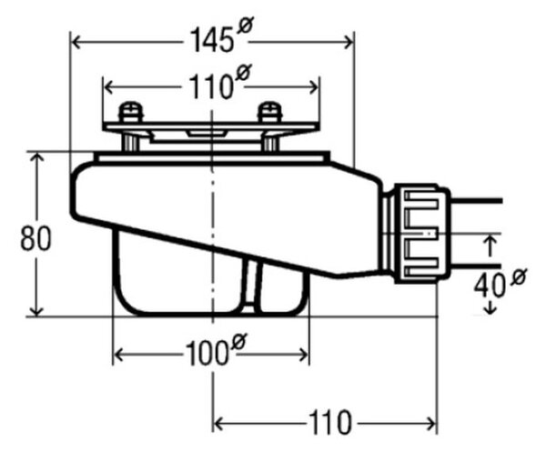 Roca Terran sifon cădiță duș A27L018000