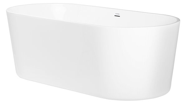 Oltens Inga cadă freestanding 157x75 cm ovală alb 12007000