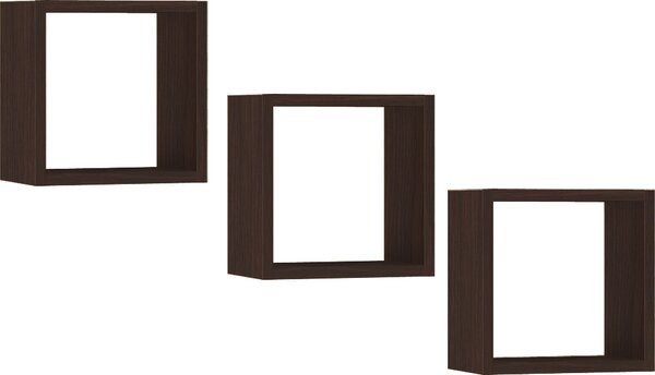 Set rafturi de perete Kenzo (wenge). Promo -25%. 1068836