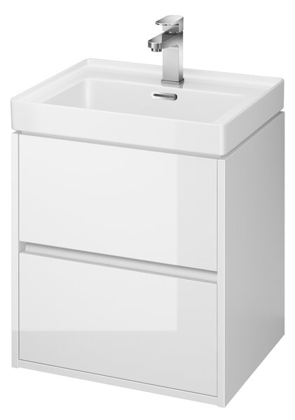 Cersanit Crea lavoar 50.5x40 cm dreptunghiular mobilier alb luciu K114-005