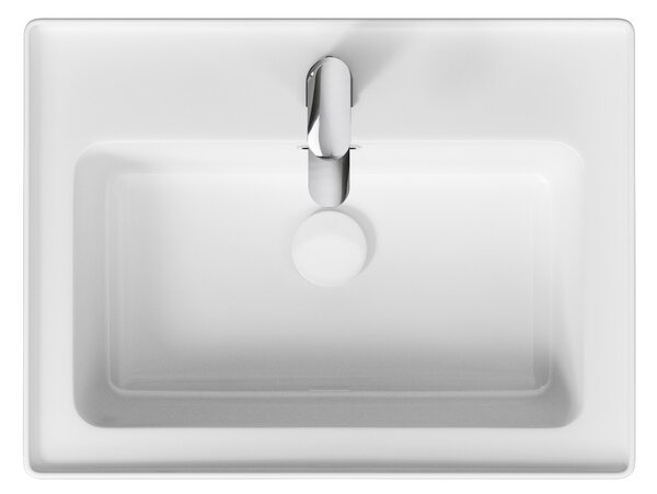 Cersanit Crea lavoar 50.5x40 cm dreptunghiular mobilier alb luciu K114-005