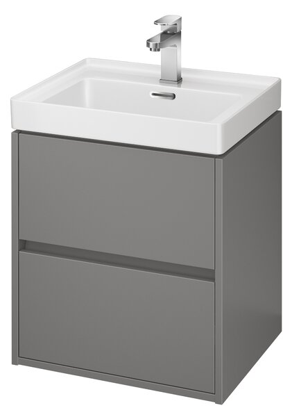 Cersanit Crea lavoar 50.5x40 cm dreptunghiular mobilier alb luciu K114-005