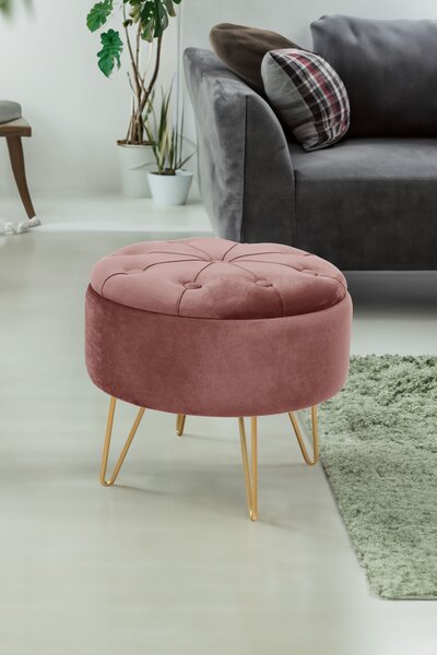 Taburete Cressida (roz). Promo -23%. 1071254