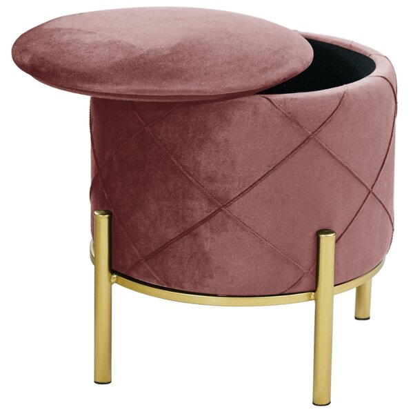 Taburete Solange (roz închis). Promo -14%. 1071271