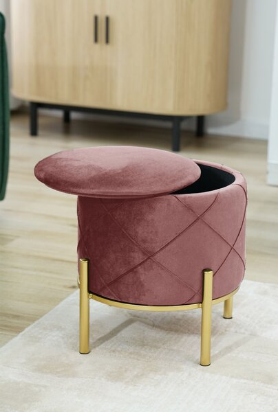 Taburete Solange (roz închis). Promo -14%. 1071271