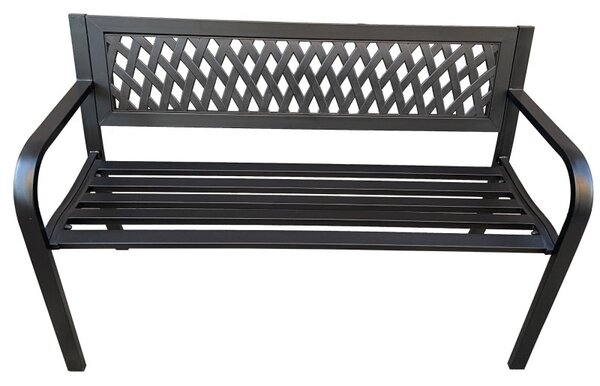 Bancă de grădină Kampa (negru). Promo -20%. 1088105