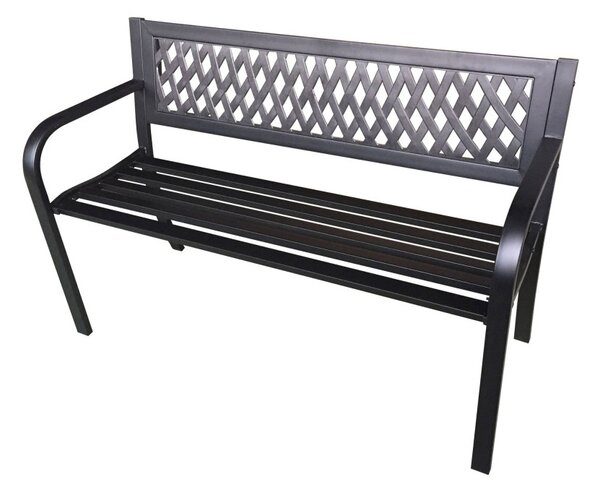Bancă de grădină Kampa (negru). Promo -20%. 1088105