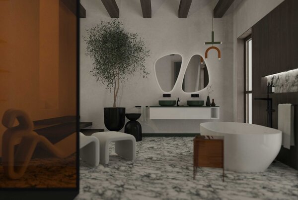 Elita Look dulap 60x44.9x28.1 cm sub chiuveta pe perete alb RE010603028060