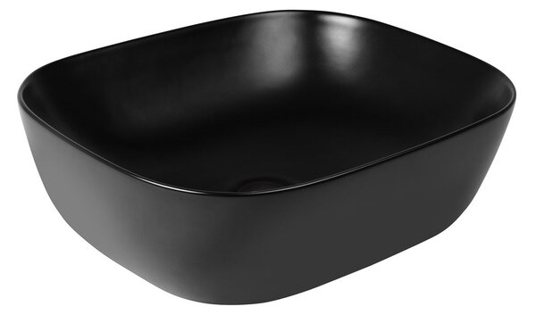 Oltens Hamnes lavoar 46.5x37.5 cm ovale de blat negru mat 40301300