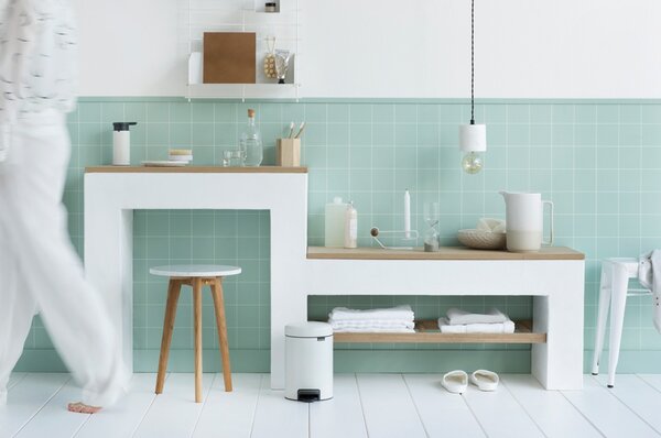 Brabantia NewIcon cos de gunoi 3 l alb-negru 112126