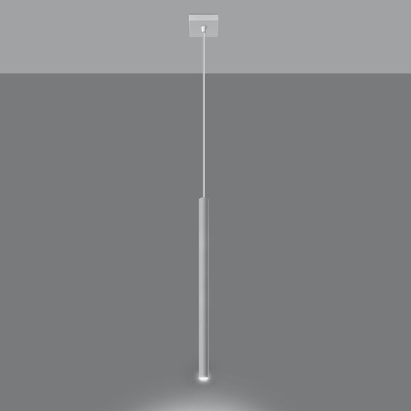 Sollux Lighting Pastelo lampă suspendată 1x40 W alb SL.0465