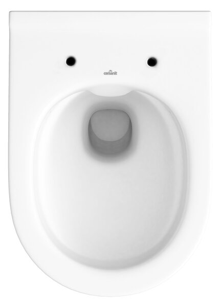 Cersanit City vas wc cu capac soft-close agăţat fără margine alb K701-104-ECO