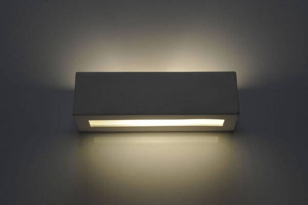 Sollux Lighting Vega lampă de perete 1x60 W alb SL.0006