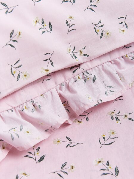 Sinsay - Set cu lenjerie de pat - roz-pastel