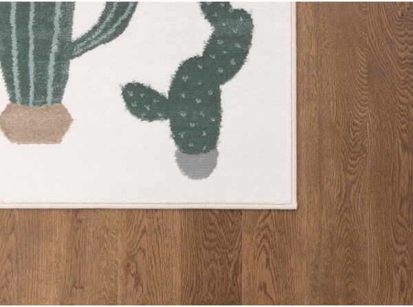 Covor pentru copii verde-fildeș 80x150 cm Cacto Malachite – FD