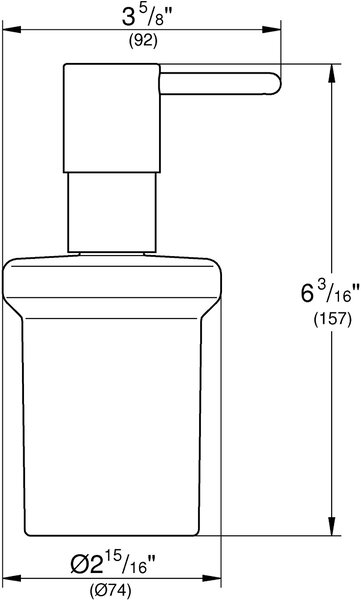 Grohe Essentials dozator săpun 160 ml Brushed Hard Graphite 40394AL1
