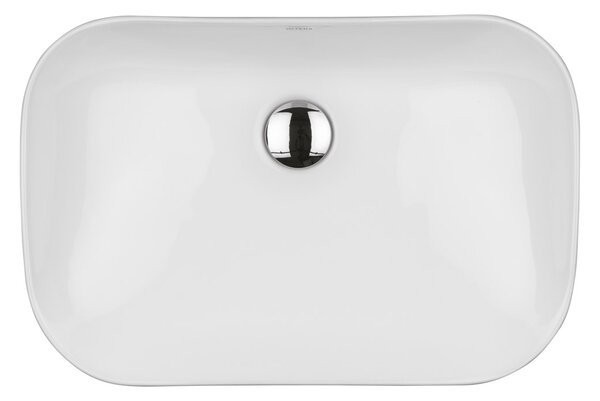 Oltens Solvig lavoar 51x34 cm ovale de blat alb luciu 40322000