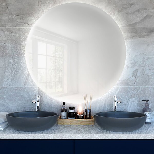 Baltica Design Bright oglindă 60x60 cm rotund cu iluminare 5904107912585