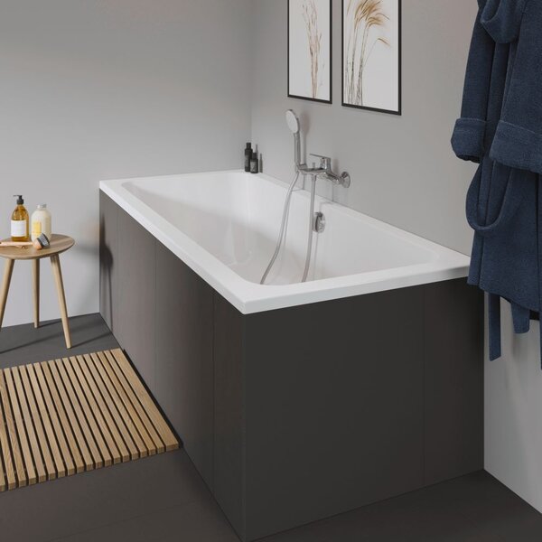 Duravit D-Code cada dreptunghiulară 180x80 cm alb 700101000000000