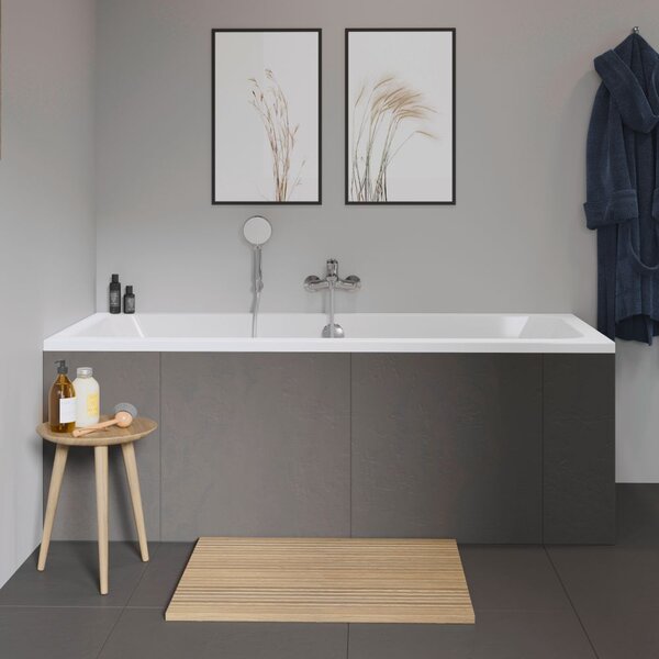 Duravit D-Code cada dreptunghiulară 180x80 cm alb 700101000000000
