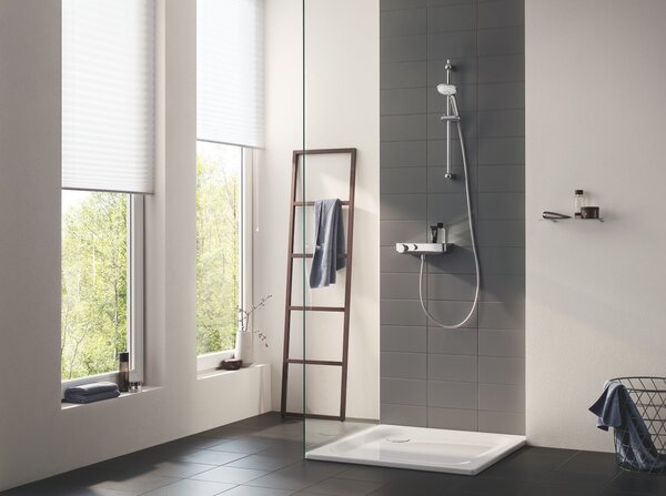 Grohe Grohtherm SmartControl baterie de duș perete cu termostat StarLight Chrome 34719000