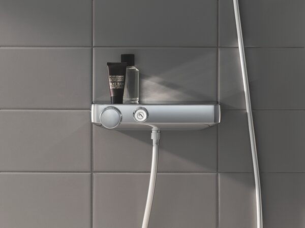 Grohe Grohtherm SmartControl baterie de duș perete cu termostat StarLight Chrome 34719000