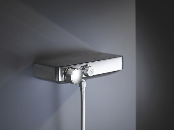 Grohe Grohtherm SmartControl baterie de duș perete cu termostat StarLight Chrome 34719000