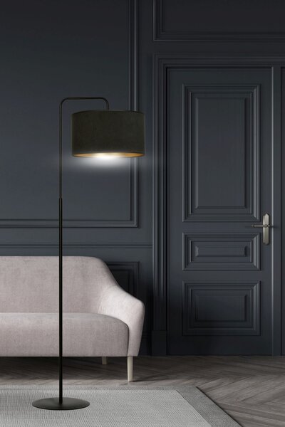 Emibig Hilde lampă de podea 1x15 W negru-auriu 1054/LP1