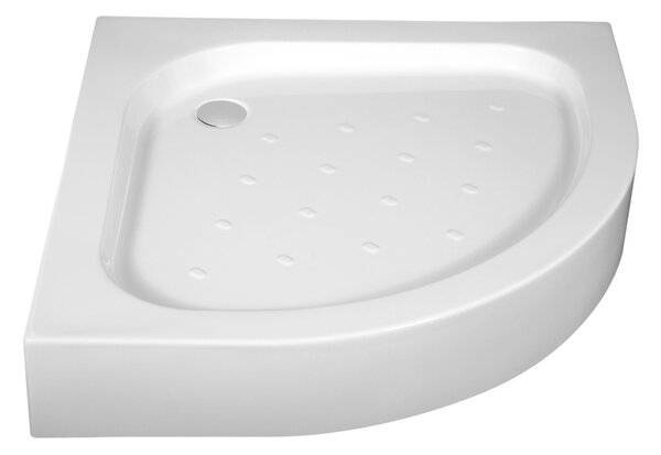 Set cabină de duș Deante Funkia KYP_051K, cădiță de duș semirotundă Deante Standard New KTA_053B