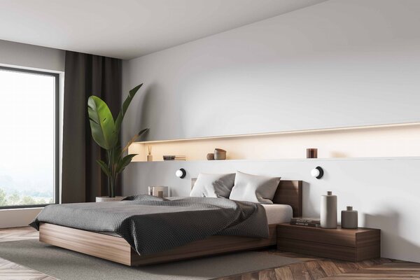 Light Prestige Roma lampă de perete 1x5 W alb-negru LP-1345/1WBK