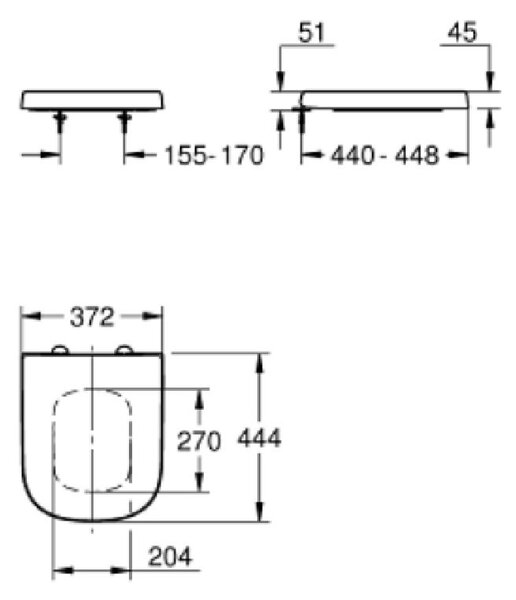 Grohe Euro Ceramic capac wc SoftClose alb 39330002