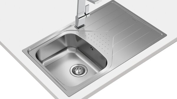 Teka Universe chiuveta din oțel cu sifon 79x50 cm 115110011