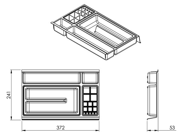 Elita organiser sertar RE190401016010