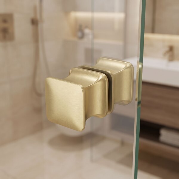 Mâner pentru ușa de duș Rea 04 Brushed Gold
