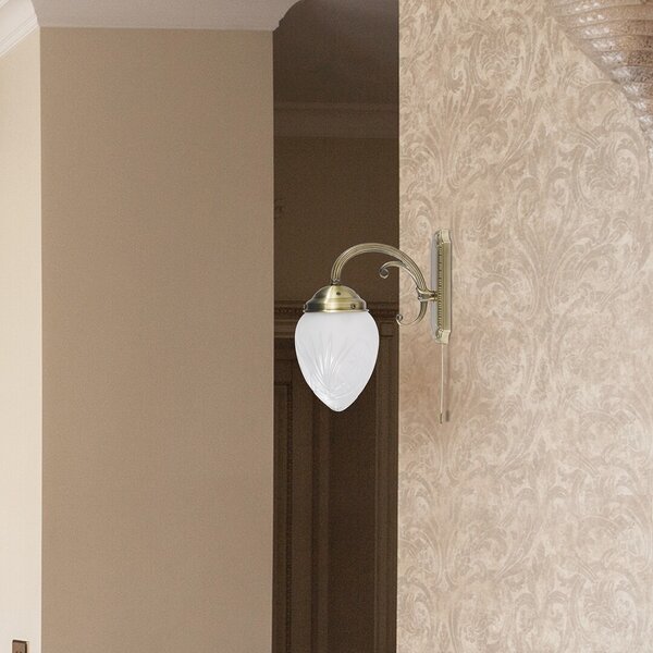 Rabalux Annabella lampă de perete 1x40 W alb-alamă 8631