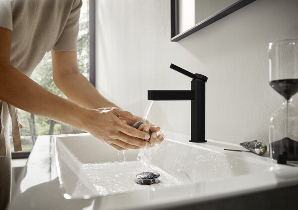Hansgrohe Finoris baterie lavoar stativ negru 76020670