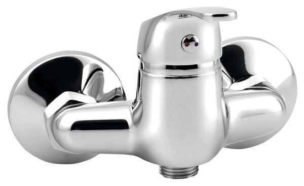 Aqualine, baterie de duș de perete AQUALINE 35, pas 100 mm, crom, 52156