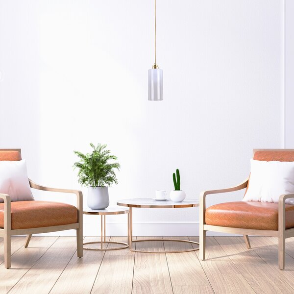 Rabalux Panthea lampă suspendată 1x40 W alb-auriu 4479