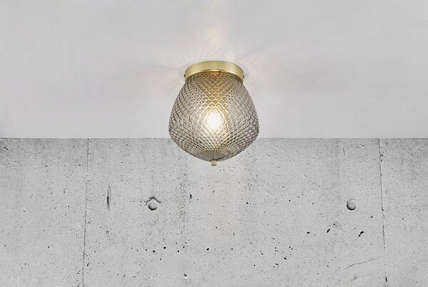 Nordlux Orbiform lampă de tavan 1x40 W alamă-fumuriu 2010656047