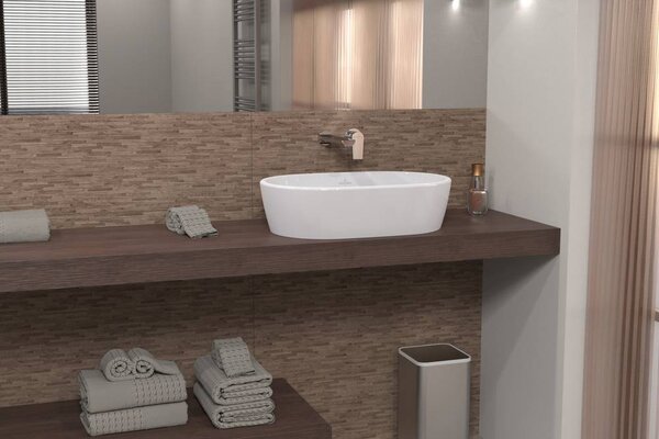 Villeroy & Boch Architectura lavoar 60x40 cm ovale de blat alb luciu 5A266001
