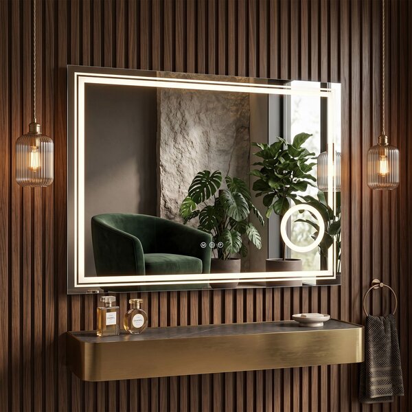 Oglindă LED 80x60cm HAVEN