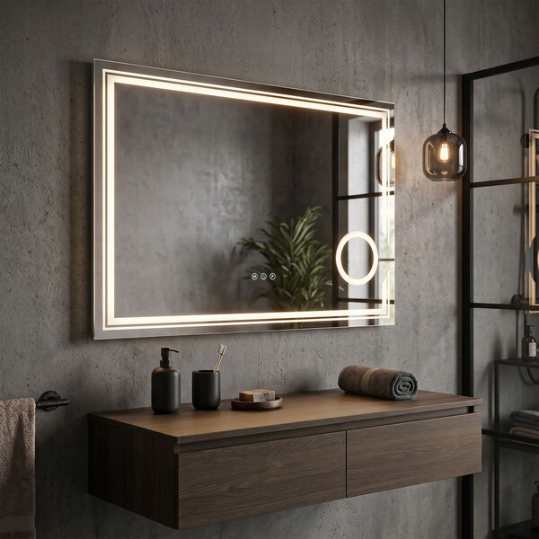 Oglindă LED 80x60cm HAVEN