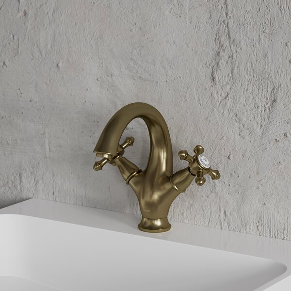 Omnires Retro baterie lavoar stativ alamă/bronz antic RE7210BR