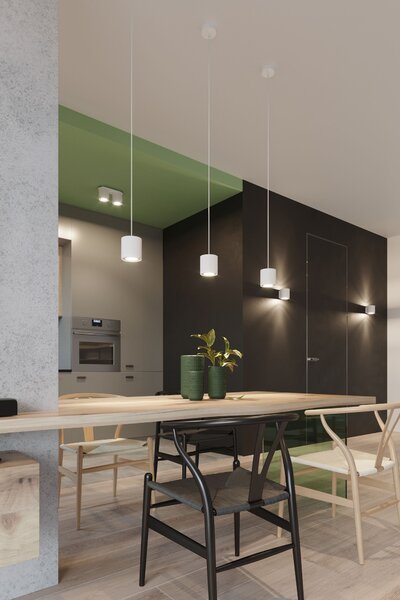 Sollux Lighting Orbis lampă de tavan 1x40 W alb SL.0021