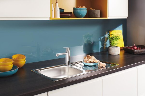 Grohe Eurosmart Cosmopolitan baterie bucătărie pe picior StarLight Chrome 30193000